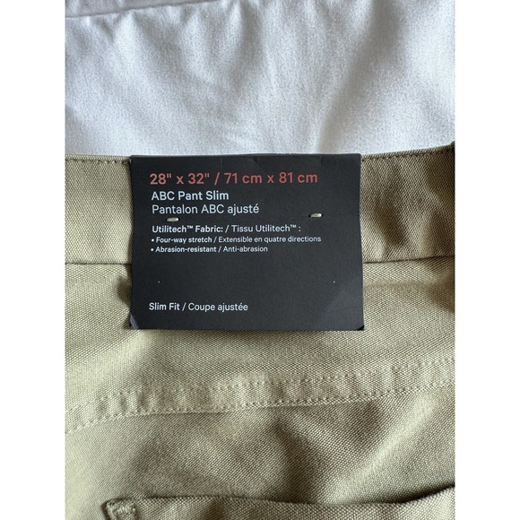 Lululemon ABC Slim-Fit Pant 32"L *Utilitech BALF Bay Leaf Green Men's Size 28 - Picture 9 of 11